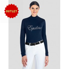 Equiline Turtleneck Shirt Dames - Blue